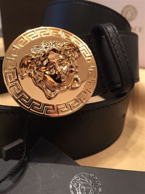 versace gold belt buckle|authentic versace belt.